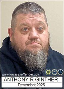 Anthony Robert Ginther a registered Sex Offender of Iowa