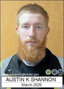 Austin Keith Shannon a registered Sex Offender of Iowa
