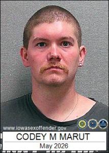 Codey Matthew Paul Marut a registered Sex Offender of Iowa