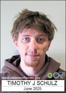 Timothy John Schulz a registered Sex Offender of Iowa