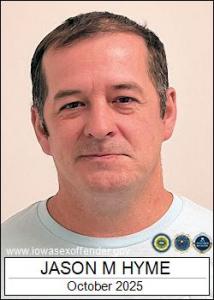 Jason Michael Hyme a registered Sex Offender of Iowa