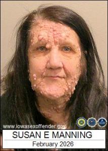Susan Ellen Manning a registered Sex Offender of Iowa