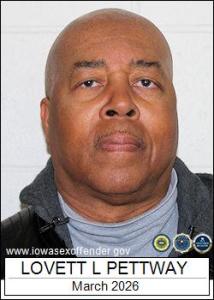 Lovett Lee Pettway a registered Sex Offender of Iowa