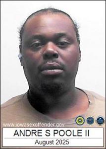 Andre Stephen Poole II a registered Sex Offender of Iowa