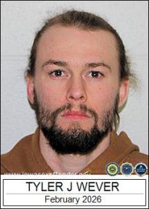 Tyler Jacob Wever a registered Sex Offender of Iowa