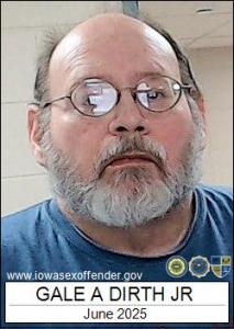Gale Arthur Dirth Jr a registered Sex Offender of Iowa