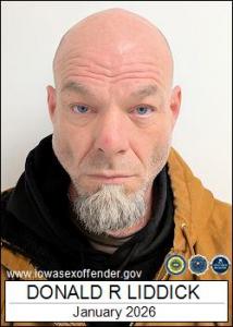Donald Russel Lewis Liddick a registered Sex Offender of Iowa