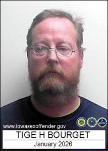 Tige Heath Bourget a registered Sex Offender of Iowa