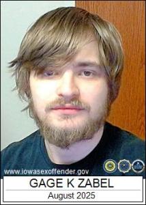 Gage Kristofer Zabel a registered Sex Offender of Iowa
