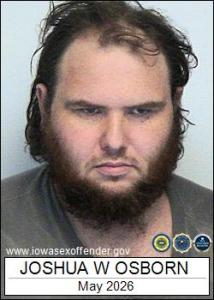 Joshua William Osborn a registered Sex Offender of Iowa