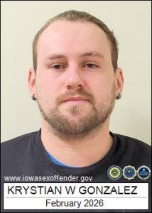 Krystian William Gonzalez a registered Sex or Kidnap Offender of Utah