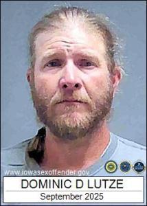 Dominic David Lutze a registered Sex Offender of Iowa