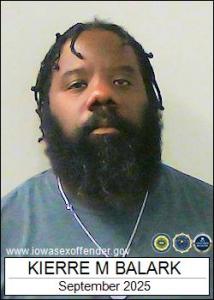Kierre Martell Balark a registered Sex Offender of Iowa