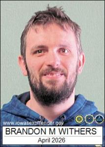 Brandon Michael Withers a registered Sex Offender of Iowa