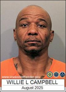 Willie Lee Campbell a registered Sex Offender of Iowa