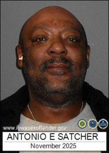 Antonio Earl Satcher a registered Sex Offender of Iowa