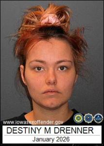 Destiny Marie Drenner a registered Sex Offender of Iowa