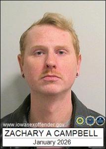 Zachary Allen Campbell a registered Sex Offender of Iowa