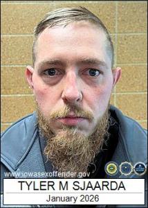 Tyler Mark Sjaarda a registered Sex Offender of Iowa