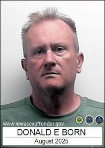 Donald Erwin Born a registered Sex Offender of Iowa