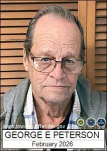 George Edwin Peterson a registered Sex Offender of Iowa