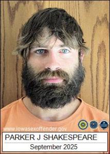 Parker Joe Shakespeare a registered Sex Offender of Iowa