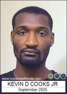 Kevin Deandre Cooks Jr a registered Sex Offender of Iowa