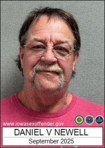 Daniel Vincent Newell a registered Sex Offender of Iowa