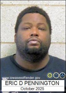 Eric Devon Pennington a registered Sex Offender of Iowa