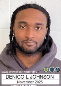 Denico Lydell Johnson a registered Sex Offender of Iowa