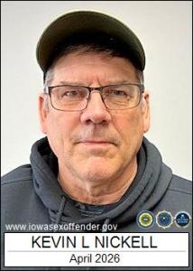 Kevin Lee Nickell a registered Sex Offender of Iowa
