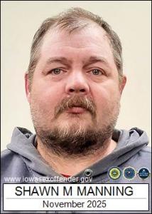 Shawn Michael Manning a registered Sex Offender of Iowa
