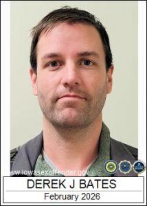 Derek John Bates a registered Sex Offender of Iowa
