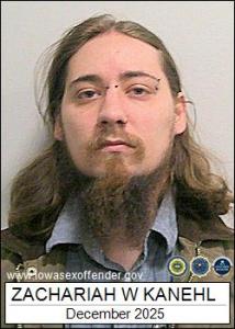 Zachariah Wesley Kanehl a registered Sex Offender of Iowa