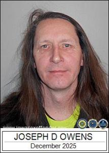 Joseph Dewitt Owens a registered Sex Offender of Iowa