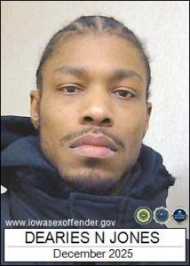 Dearies Napoleon Jones a registered Sex Offender of Iowa