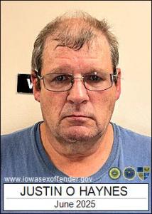 Justin O Haynes a registered Sex Offender of Iowa