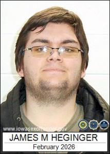 James Michael Heginger a registered Sex Offender of Iowa