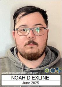 Noah Duane Exline a registered Sex Offender of Iowa