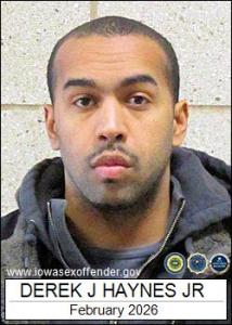 Derek James Haynes Jr a registered Sex Offender of Iowa
