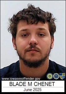 Blade Michael Chenet a registered Sex Offender of Iowa