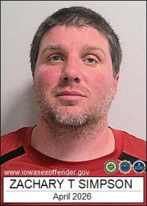 Zachary Thomas Simpson a registered Sex Offender of Iowa