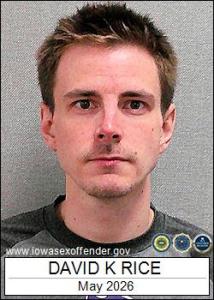 David Kevin Rice a registered Sex Offender of Iowa