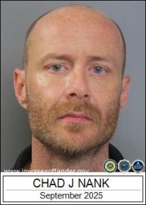 Chad James Nank a registered Sex Offender of Iowa