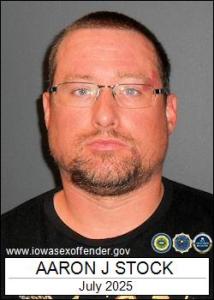 Aaron Joseph Stock a registered Sex Offender of Iowa