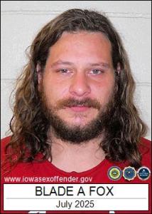 Blade Allen Fox a registered Sex Offender of Iowa