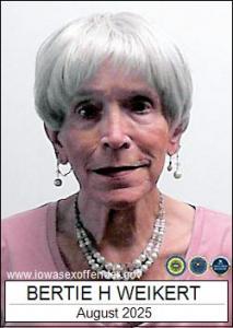 Bertie Hershe Weikert a registered Sex Offender of Iowa
