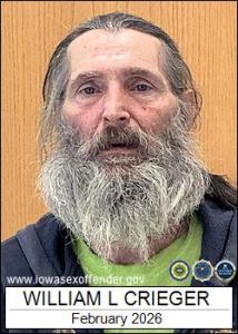 William Lee Crieger a registered Sex Offender of Iowa