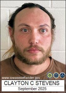 Clayton Charles Stevens a registered Sex Offender of Iowa