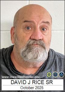David Joe Rice Sr a registered Sex Offender of Iowa